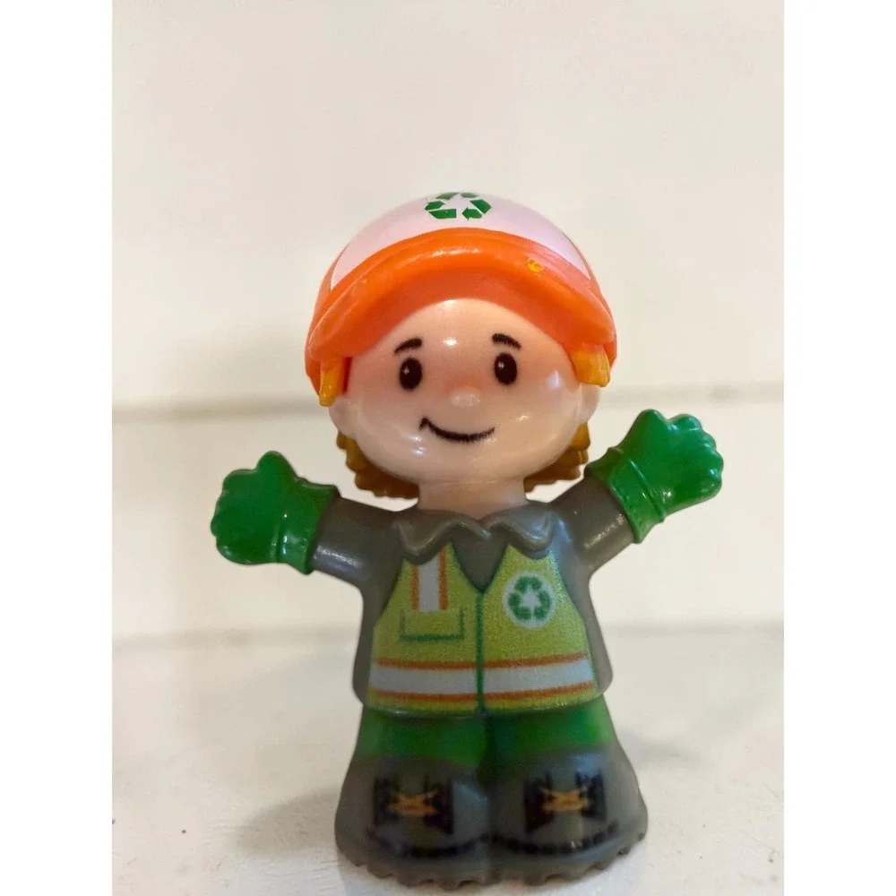 Fisher-Price Little People Recycling Truck  Vehicle with Figure everything works